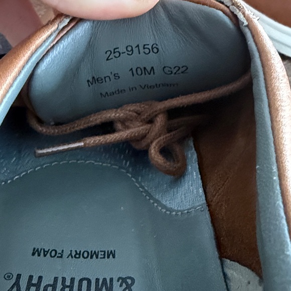 Johnston & Murphy Amherst Plain Toe Tan Full Grain Leather Sneakers - Picture 8 of 8